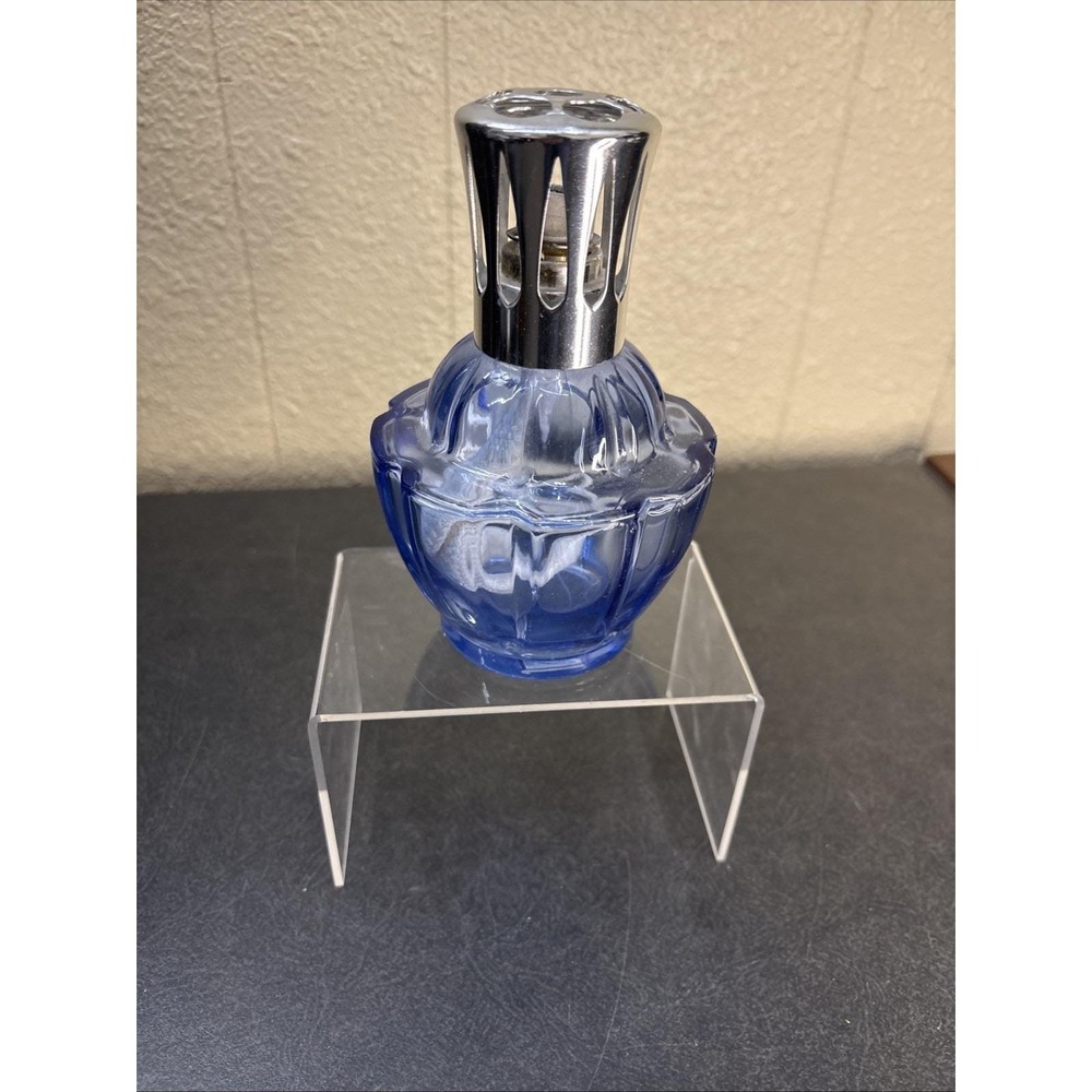 Lampe Berger Paris~Oil Lamp~Blue/Silver